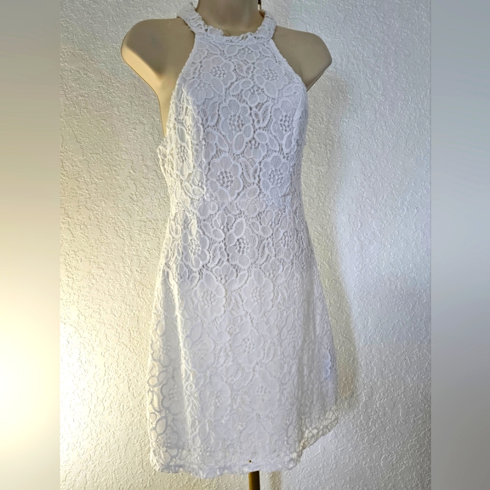ABERCROMBIE AND FITCH white Lace dress size 2